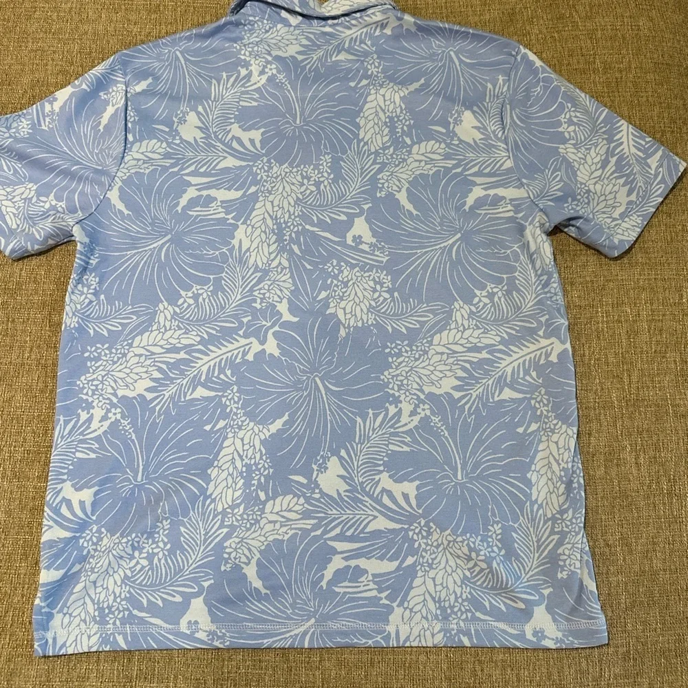 TOMMY BAHAMA BIG SKY BLUE NEW MEN'S POLO SHIRT SIZE S - Picture 3 of 4